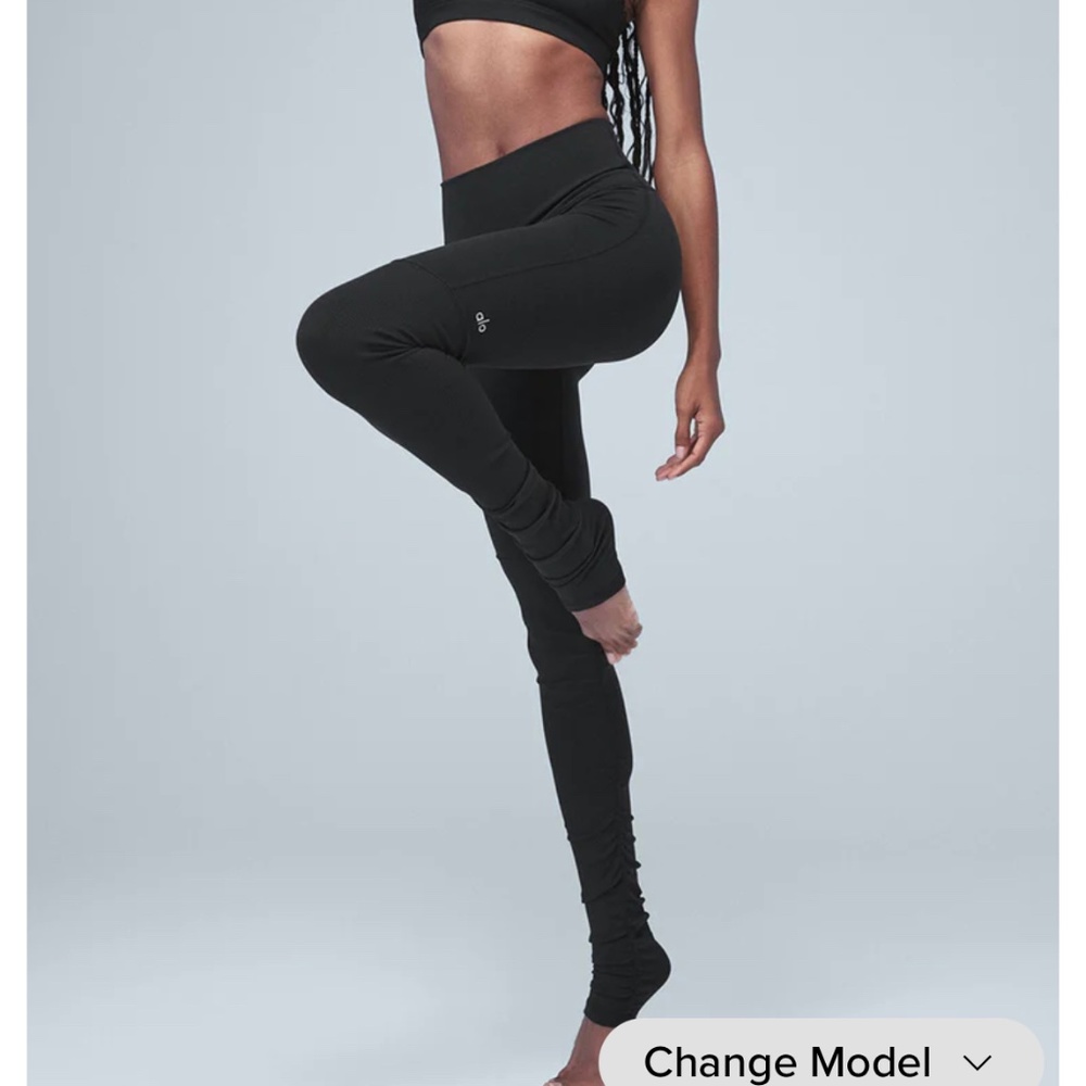 Alo yoga high waist goddess legging black xs
